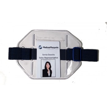 Arm Band Vertical Badge Holder - 100 pack